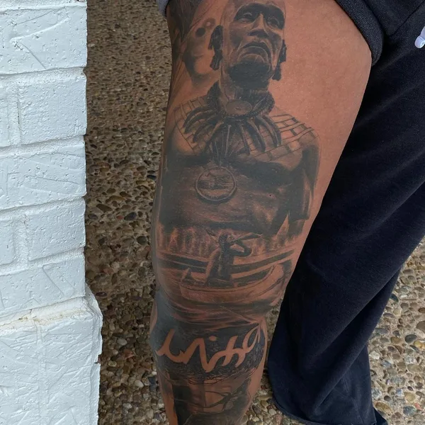Portrait tattoo by  chrisb.tattoos in Oklahoma City