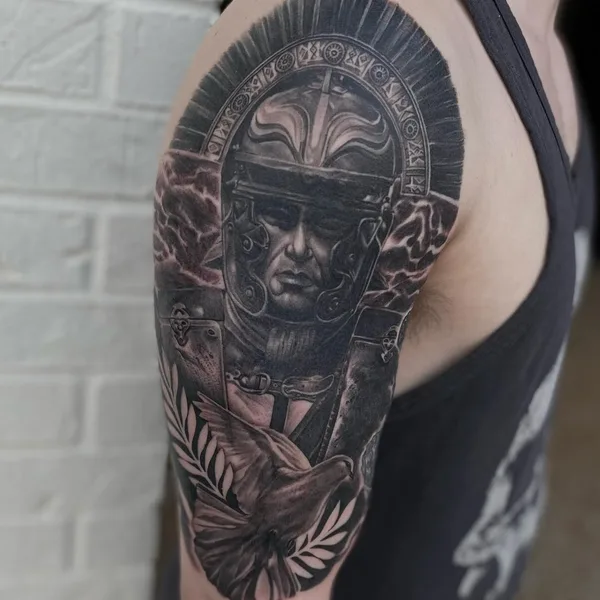 Portrait tattoo by  chrisb.tattoos in Oklahoma City