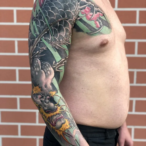 Oriental tattoo by Tala in Shanghai