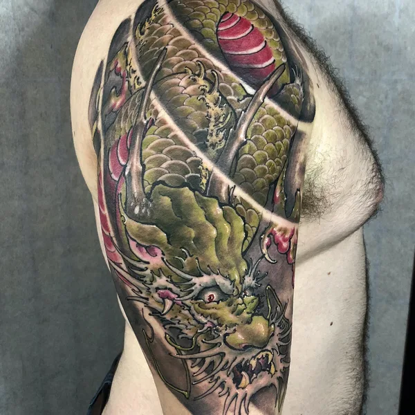Oriental tattoo by Tala in Shanghai