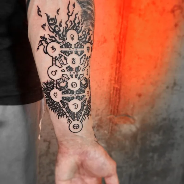 Author's Style tattoo by БОСС МОРОЗОВ in Saint Petersburg