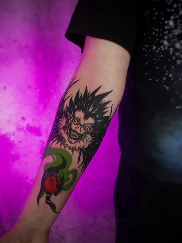 color anime Tatuagem em forearm #72532 | Tatuador БОСС МОРОЗОВ