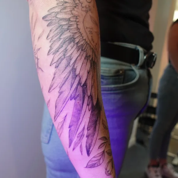 Author's Style tattoo by Sasha Hemelaer in Antwerpen