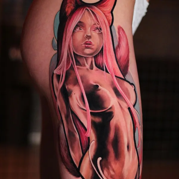 Realism tattoo by Alex Fox in Wrocław