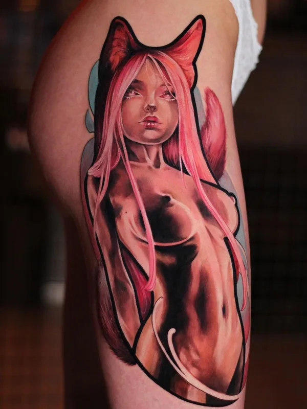 Realism tattoo by Alex Fox in Wrocław