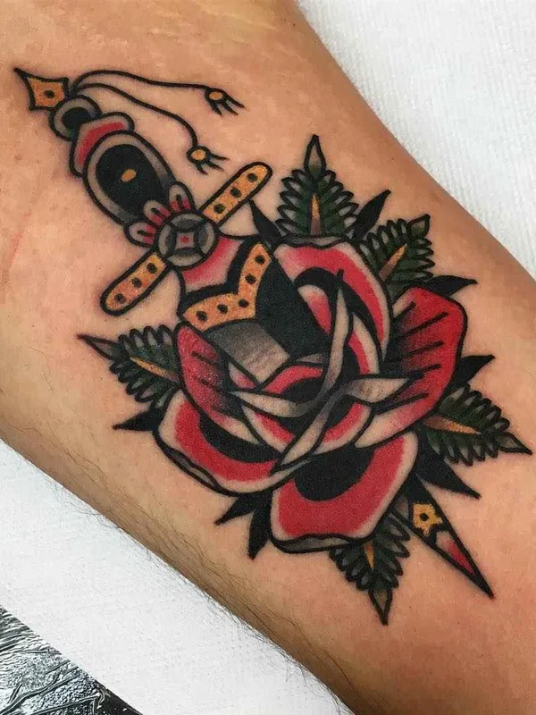 color traditional tatuaje en forearm #13824 | Tatuador Victor Vaclav