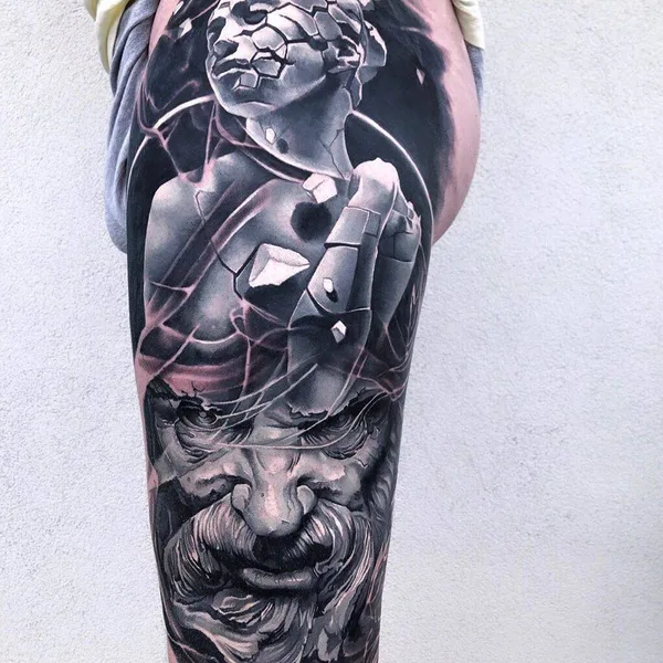 Author's Style tattoo by Tomas Šaray in Bratislava