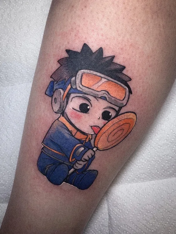 color anime Tatuaggio su calf #59261 | Tatuatore EKYS ONE