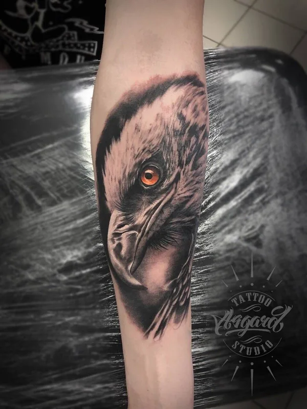 black and grey realism 纹身 在 forearm #33001 | 纹身师 Медведев Константин