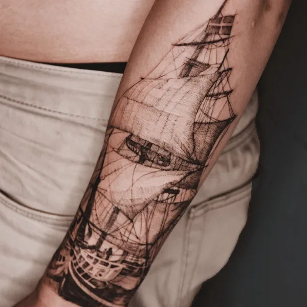 whipshading tattoo by Миша Тигл  in Москва