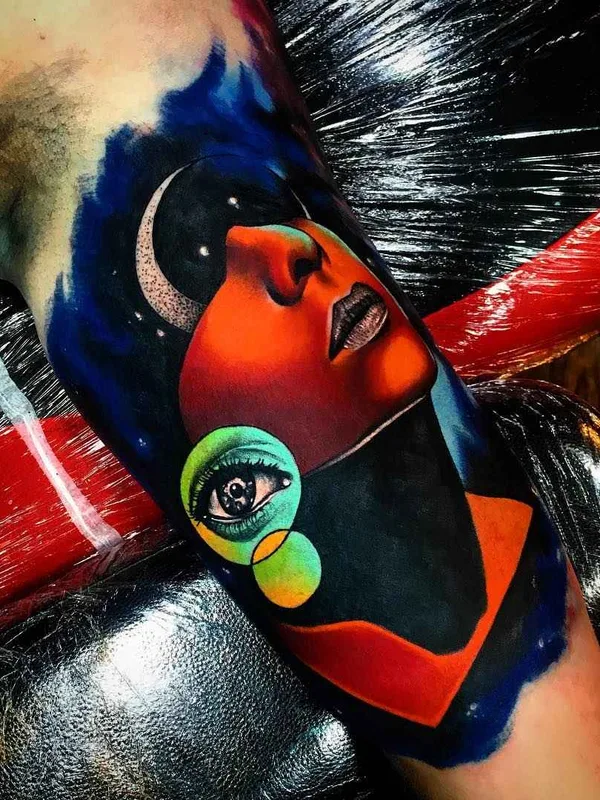 color surrealism 타투 부위 forearm #15595 | 타투이스트 Andrew Little Andy Marsh