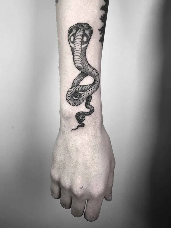 Dotwork tattoo by Nathan Kostechko in Los Angeles
