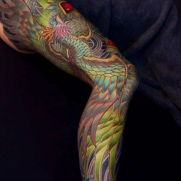Japanese tattoo by Shiryu in Seoul