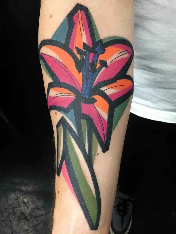 color illustrative татуировка на forearm #16560 | Тату мастер Mike Boyd