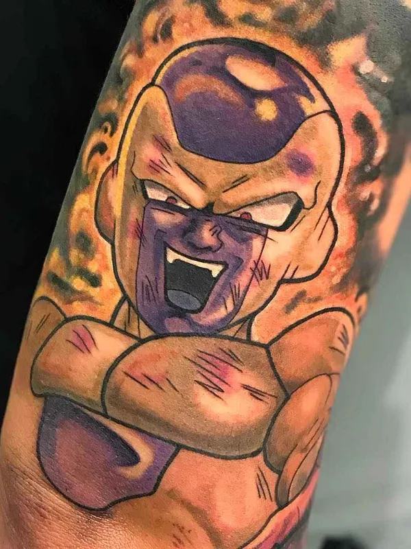color anime tattoo on forearm #14003 | Tattoo Artist Michela Bottin