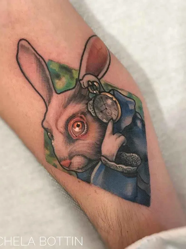 color illustrative tattoo on forearm #13998 | Tattoo Artist Michela Bottin