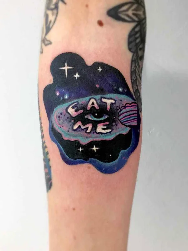 color illustrative tattoo auf forearm #13968 | Tätowierer Giena Todryk
