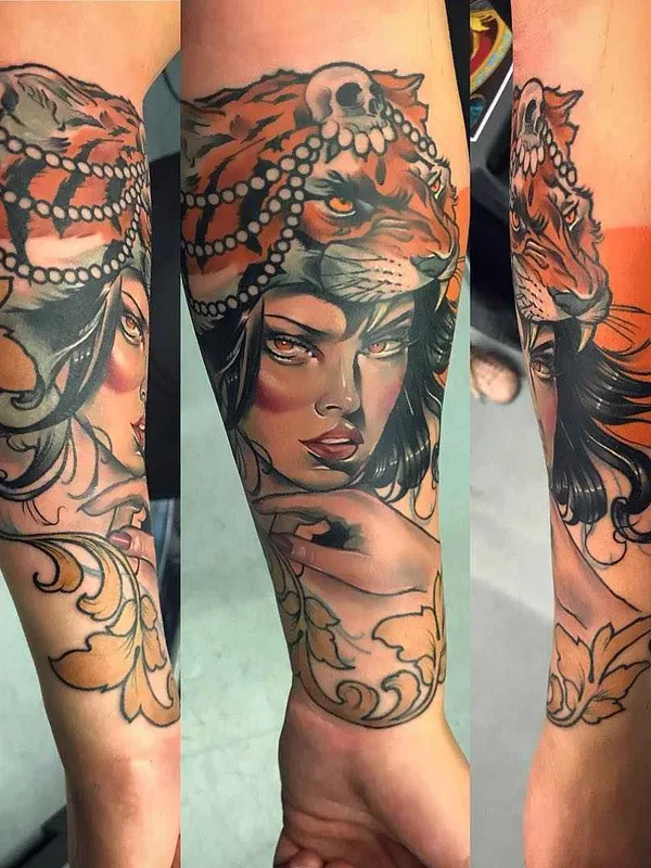 female color realism 纹身 在 forearm #13926 | 纹身师 Robi Pena