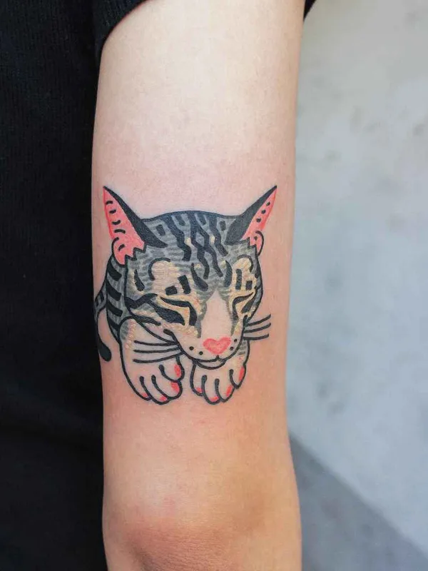 color traditional 타투 부위 forearm #18809 | 타투이스트 Kimsany