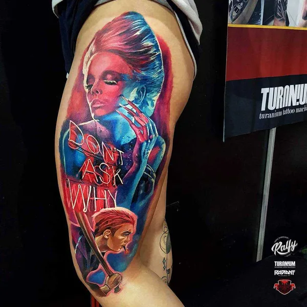 Portrait tattoo by Rafał Dąbrowski - Ralfy