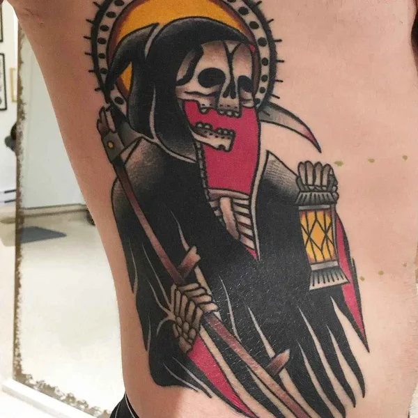 Old School tattoo by Victor Vaclav in Montréal