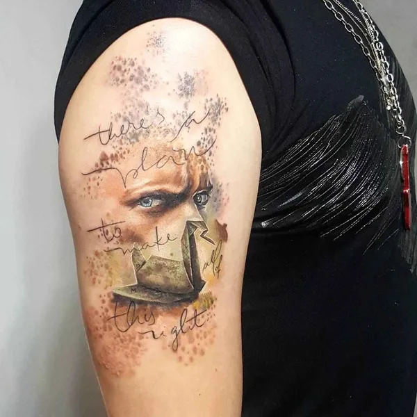 Скетч tattoo by Renata Jardim in São Paulo