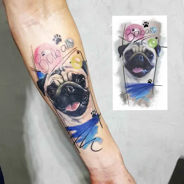 Скетч tattoo by Renata Jardim in São Paulo