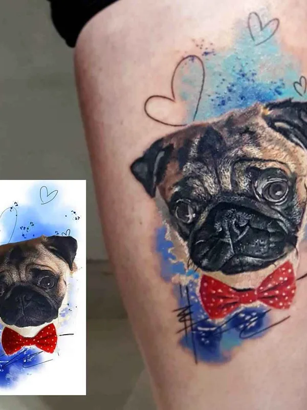 color realism 타투 부위 thigh #14613 | 타투이스트 Renata Jardim