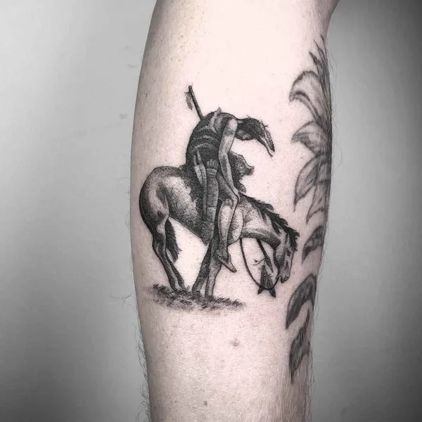 Dotwork tattoo by Nathan Kostechko in Los Angeles
