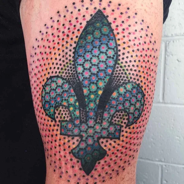 Abstract tattoo by Tomas Garcia in Barcelona