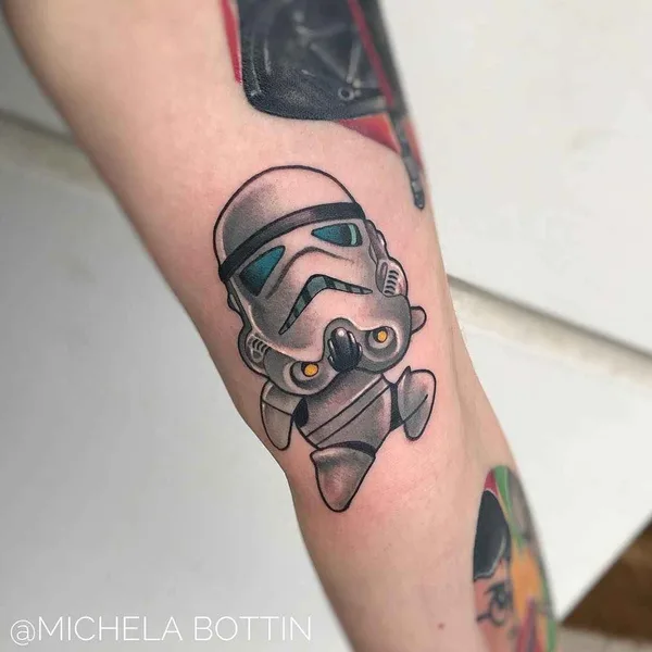 New School tattoo by Michela Bottin in Milano
