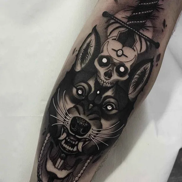 Neo Traditional tattoo by CRISTIAN CASAS in Santa Cruz de Tenerife