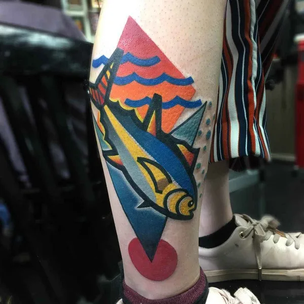 Авторская tattoo by Mike Boyd in London