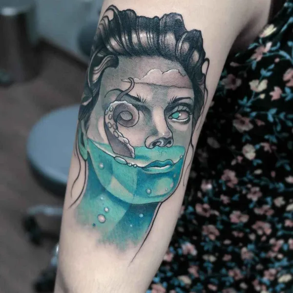 Нео традиционная tattoo by Gianpiero Cavaliere in Torino