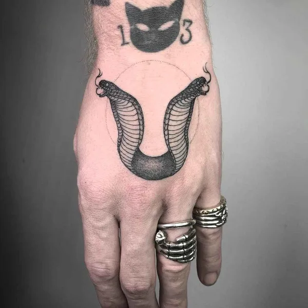 Dotwork tattoo by Nathan Kostechko in Los Angeles
