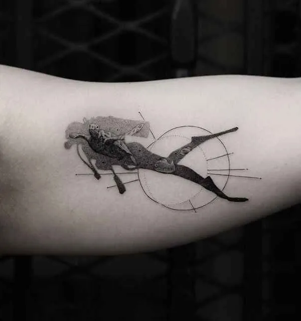 black and grey sketch tattoo auf forearm #108 | Tätowierer Balazs Bercsenyi