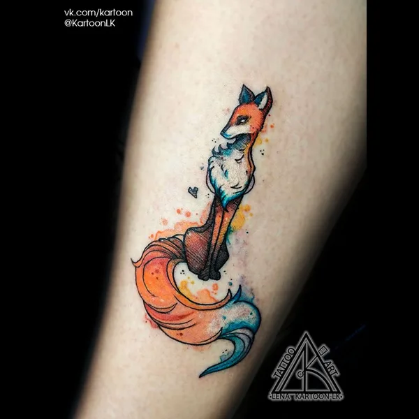 Авторская tattoo by Елена Кузнецова in Москва