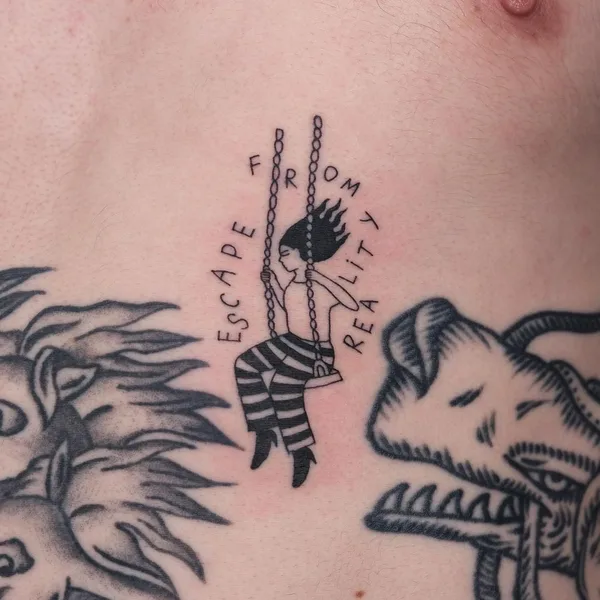 Author's Style tattoo by Katya Krasnova in Los Angeles