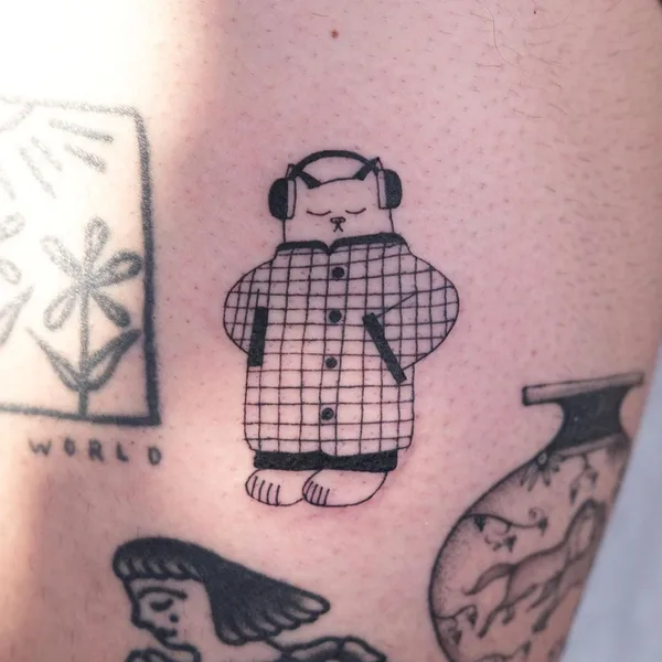 Author's Style tattoo by Katya Krasnova in Los Angeles
