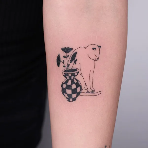 Author's Style tattoo by Katya Krasnova in Los Angeles