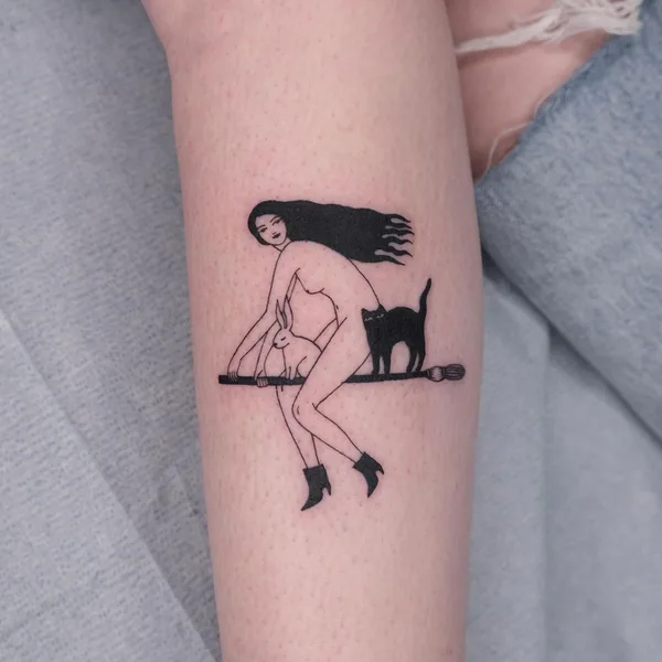 Author's Style tattoo by Katya Krasnova in Los Angeles