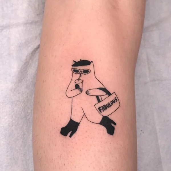 Author's Style tattoo by Katya Krasnova in Los Angeles