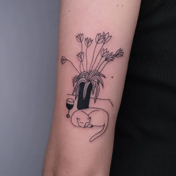 Author's Style tattoo by Katya Krasnova in Los Angeles