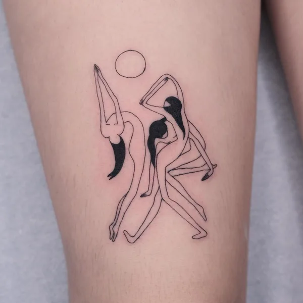 Author's Style tattoo by Katya Krasnova in Los Angeles