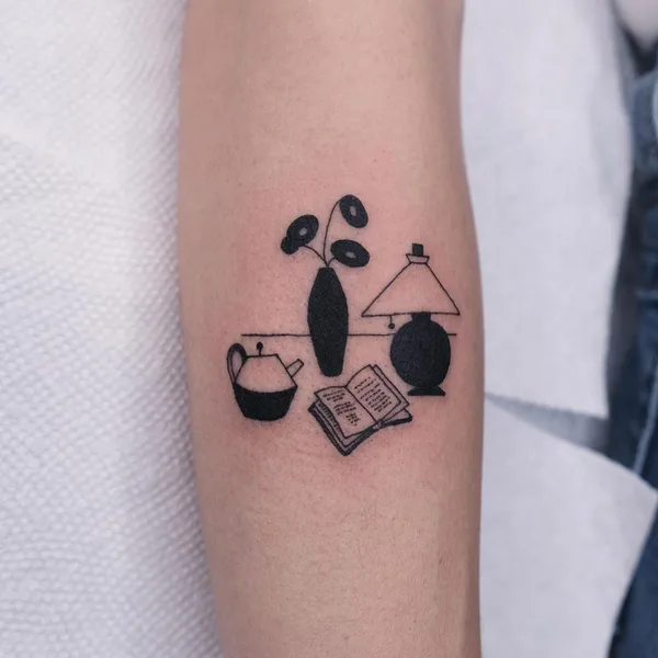 Author's Style tattoo by Katya Krasnova in Los Angeles