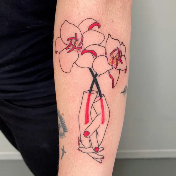 Author's Style tattoo by happyfishhead in Portland
