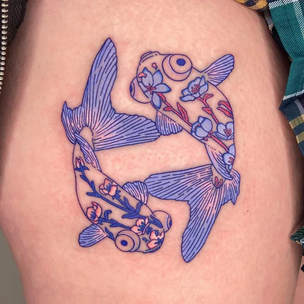 Author's Style tattoo by happyfishhead in Portland