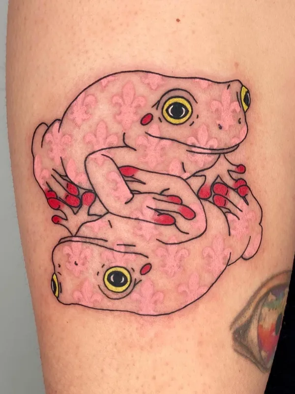color illustrative 纹身 在 upper arm #63231 | 纹身师 happyfishhead