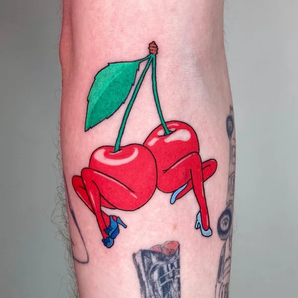 Author's Style tattoo by happyfishhead in Portland