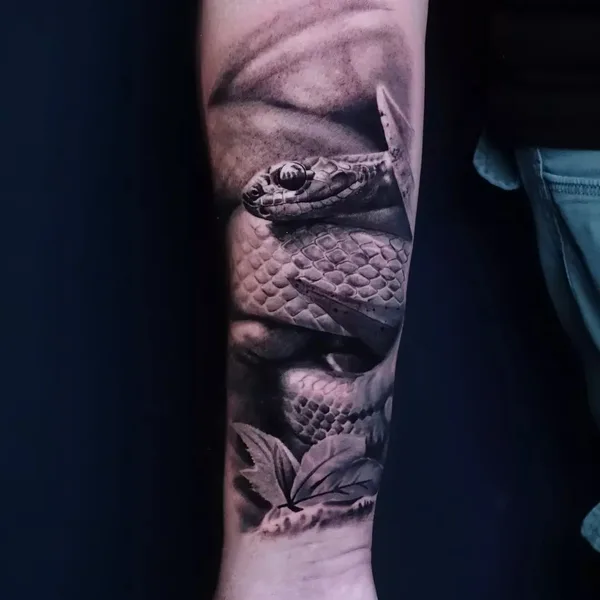Realism tattoo by Marcin Insekt Polak in Chrzanów